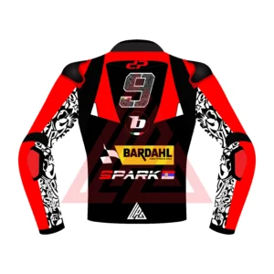 Danilo Petrucci WSBK Barni Spark Racing Team Leather Racing Jacket 2025 2