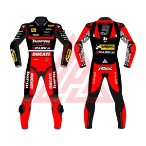 Danilo Petrucci WSBK Barni Spark Racing Team Leather Racing Suit 2025 1
