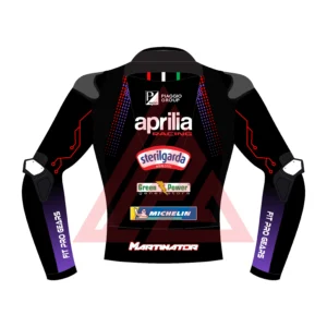 Jorge Martin MotoGP Aprilia Racing Leather Jacket 2026 (5)