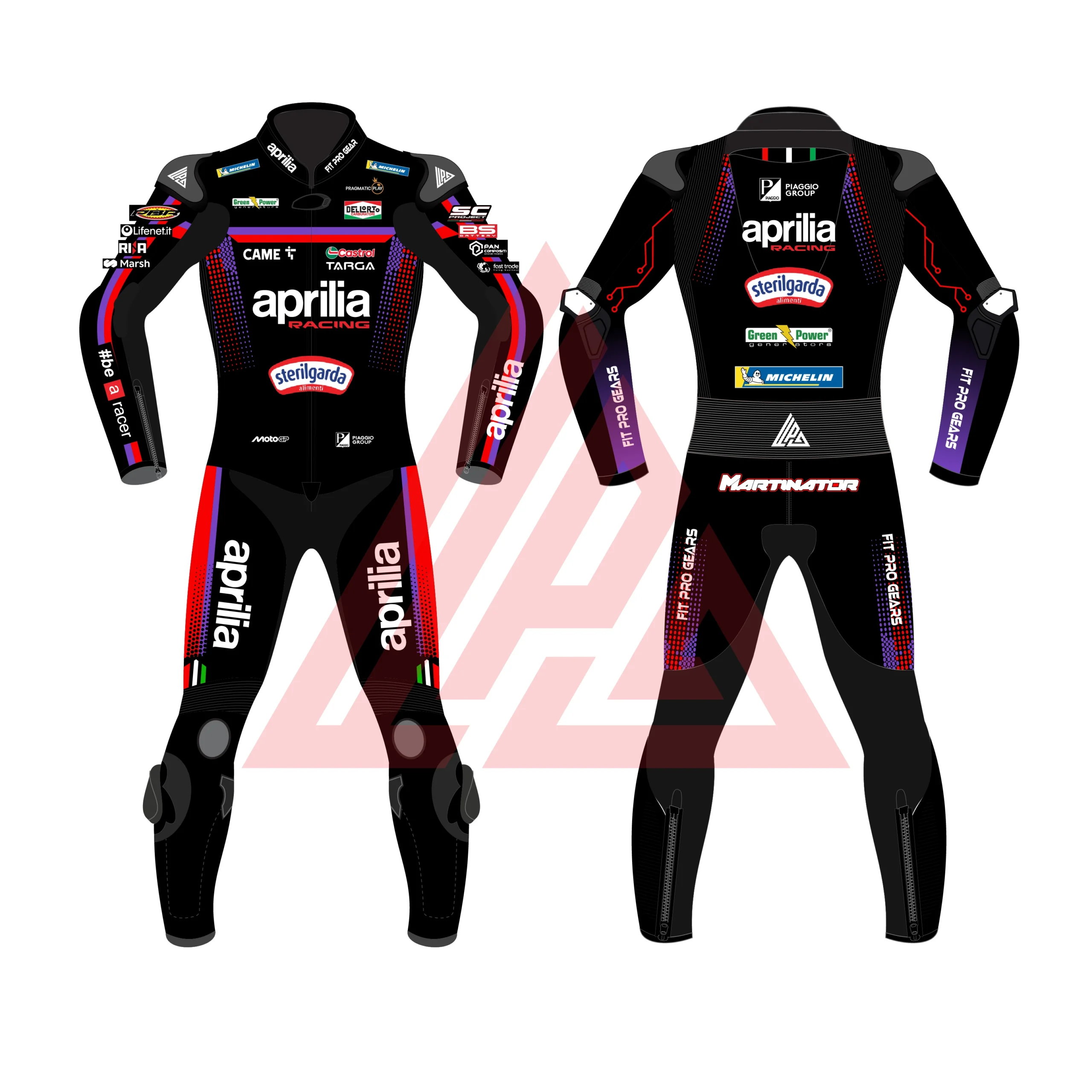 Jorge Martin MotoGP Aprilia Racing Leather Suit 2026 (2)
