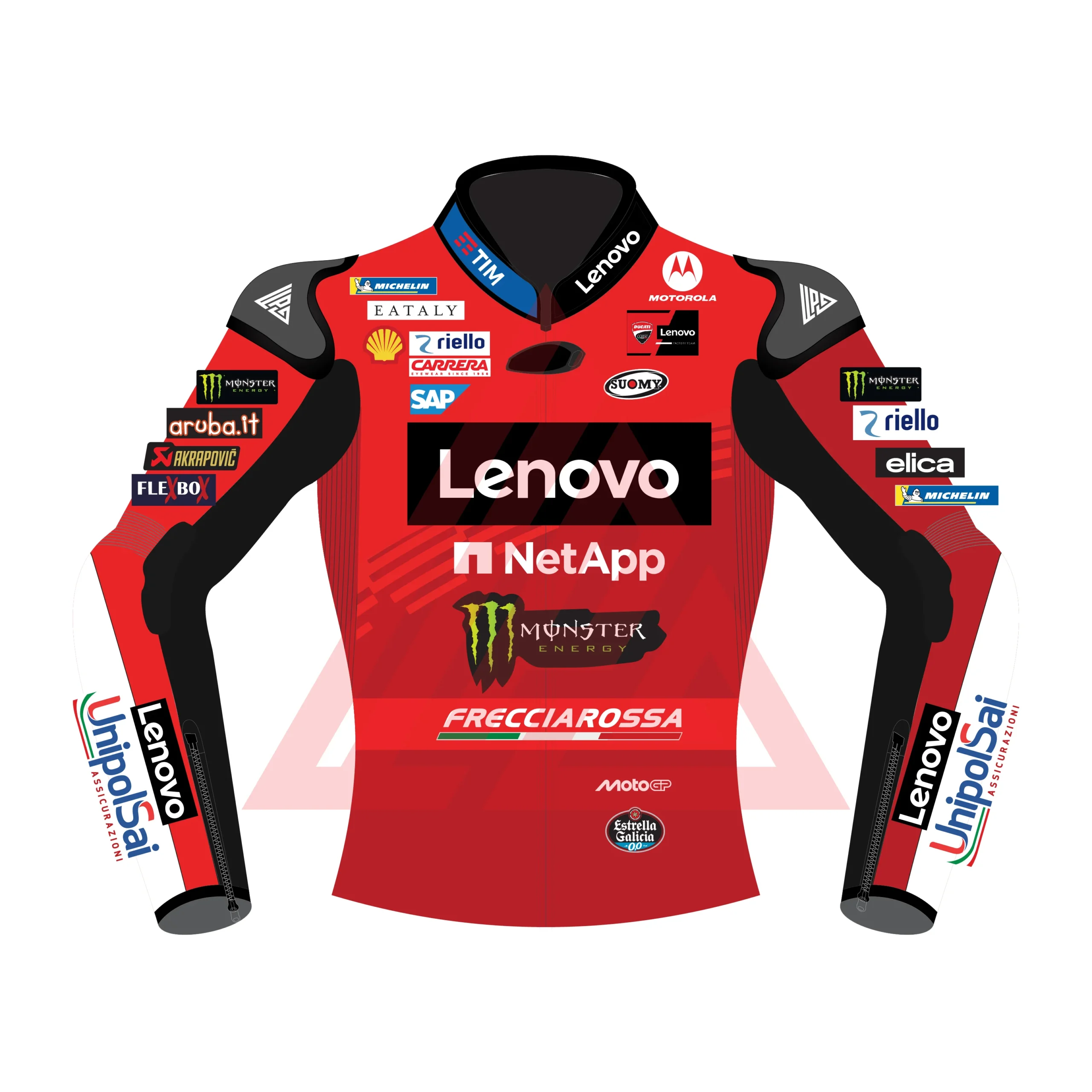Marc Marquez Leather Jacket Ducati MotoGP 2025-04