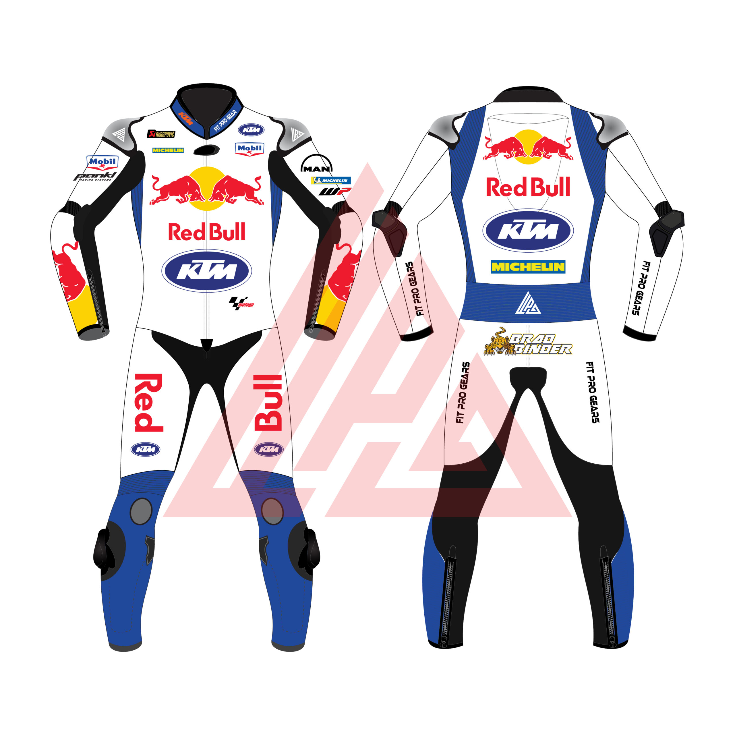 Brad Binder MotoGP Red Bull KTM Factory Racing Suit 2024 1