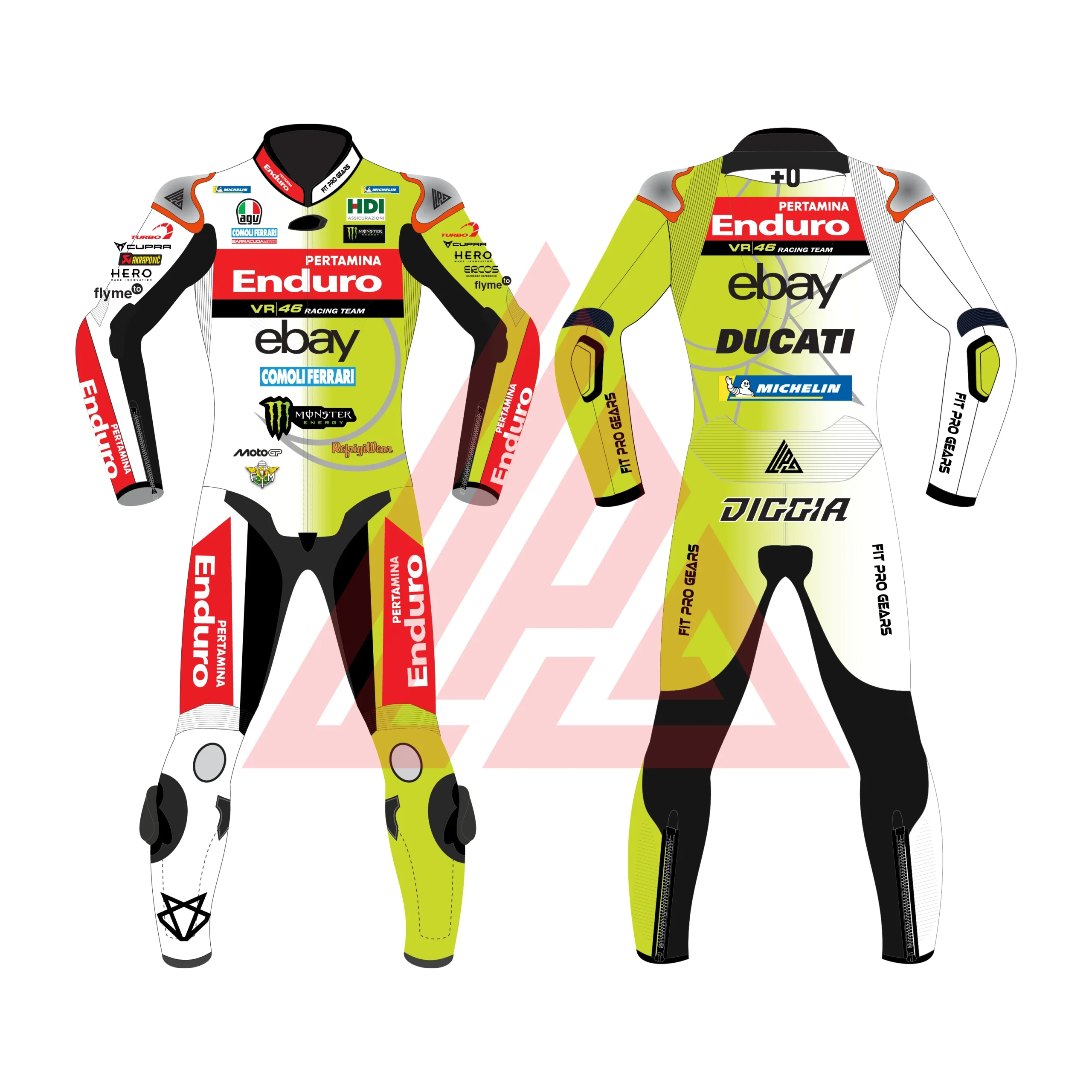 Fabio Di Giannantonio MotoGP Pertamina Enduro VR46 Racing Team Suit 2026 1