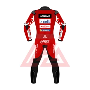 Francesco Bagnaia MotoGP Ducati Lenovo Team Leather Racing Suit 2026 (3)
