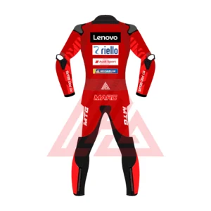 Marc Marquez MotoGP Ducati Lenovo Team Leather Race Suit 2026 3