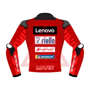 Marc Marquez MotoGP Ducati Lenovo Team Leather Race jacket 2026 2