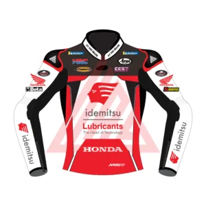 Somkiat Chantra MotoGP Castrol Honda LCR Leather Racing Jacket 2025 1