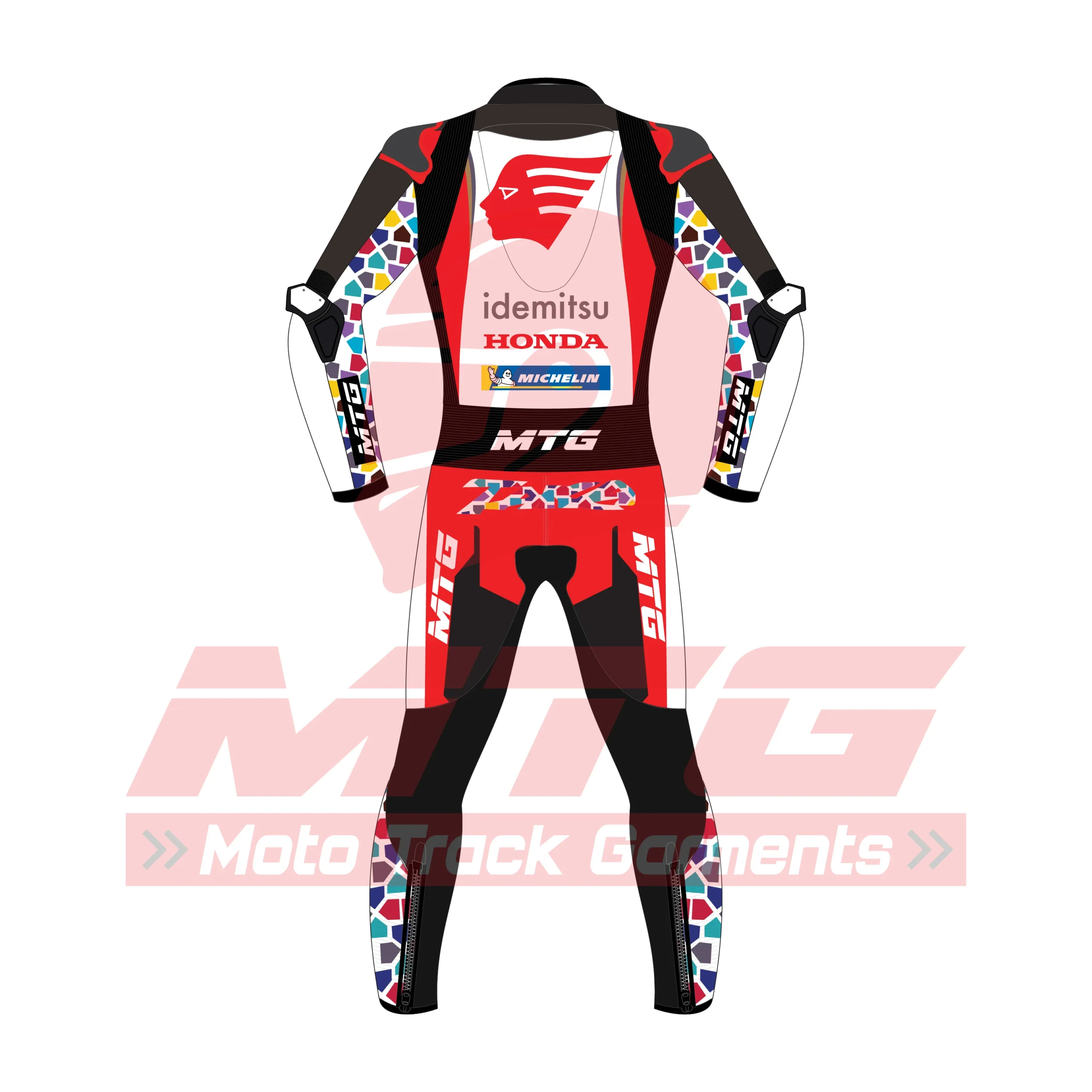 54. TAKAI　レーシングスーツ Takaaki Nakagami MotoGP Honda HRC Castrol Rider Suit 2025 - Fit